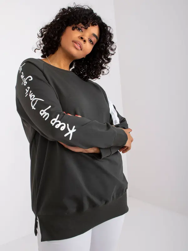 RELEVANCE Tunic-RV-TU-7158.76P-Dark khaki