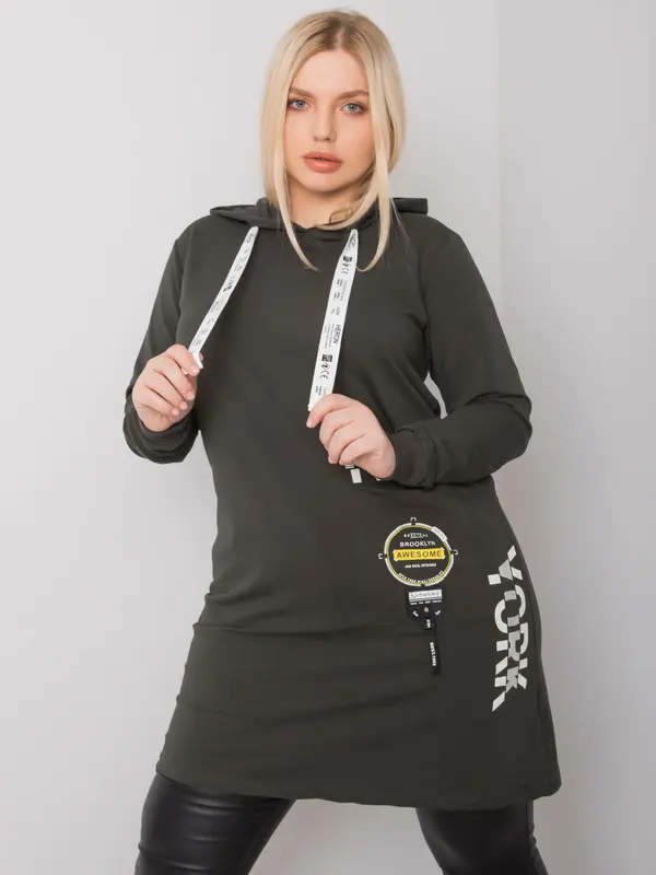 RELEVANCE Tunic-RV-TU-7221.80P-Dark Khaki