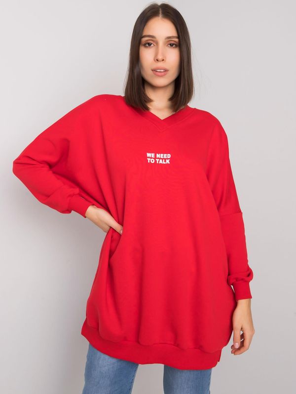 RELEVANCE Tunic-RV-TU-7278.81P-Red
