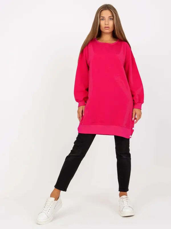 RUE PARIS Tunic-RV-TU-8062.19P-Fuchsia