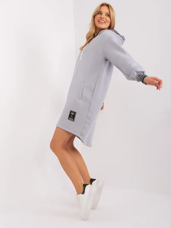 RELEVANCE Tunic-RV-TU-9224.95P-Grey