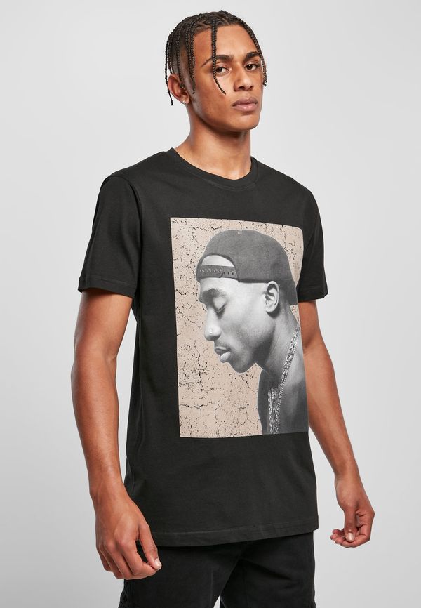 Mister Tee Tupac Cracked Tee Black Background