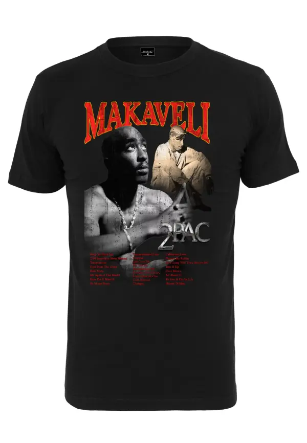Merchcode Tupac Makaveli Black T-Shirt