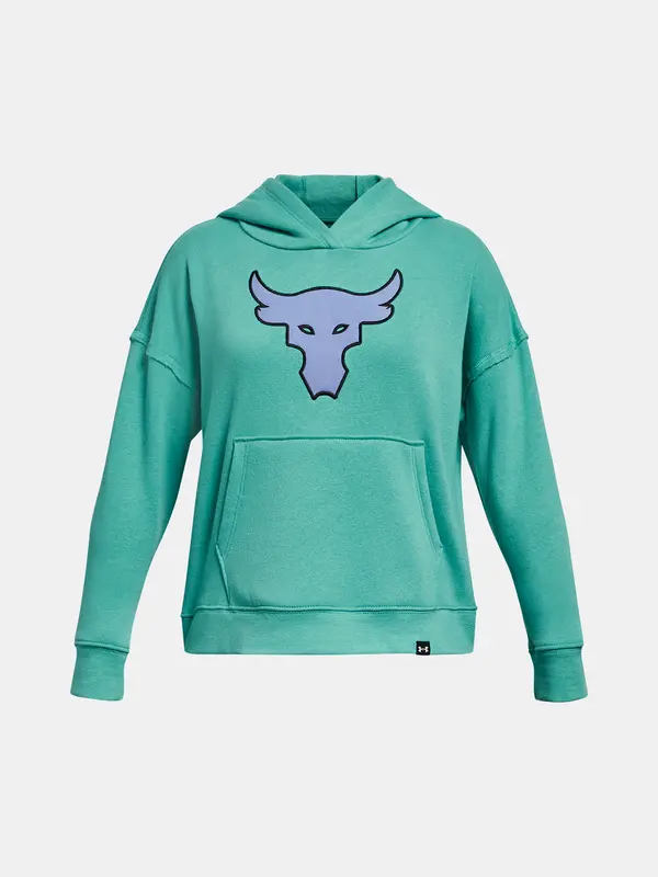 Under Armour Turquoise Under Armour Pjt Rck Brhma Bull Fleece HD Sweatshirt