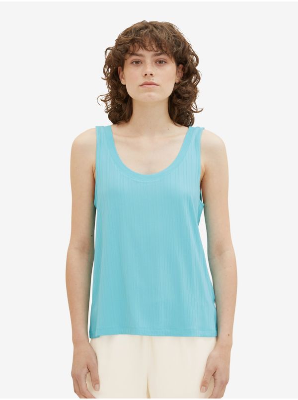 Tom Tailor Turquoise Women's Basic Tank Top Tom Tailor - Women