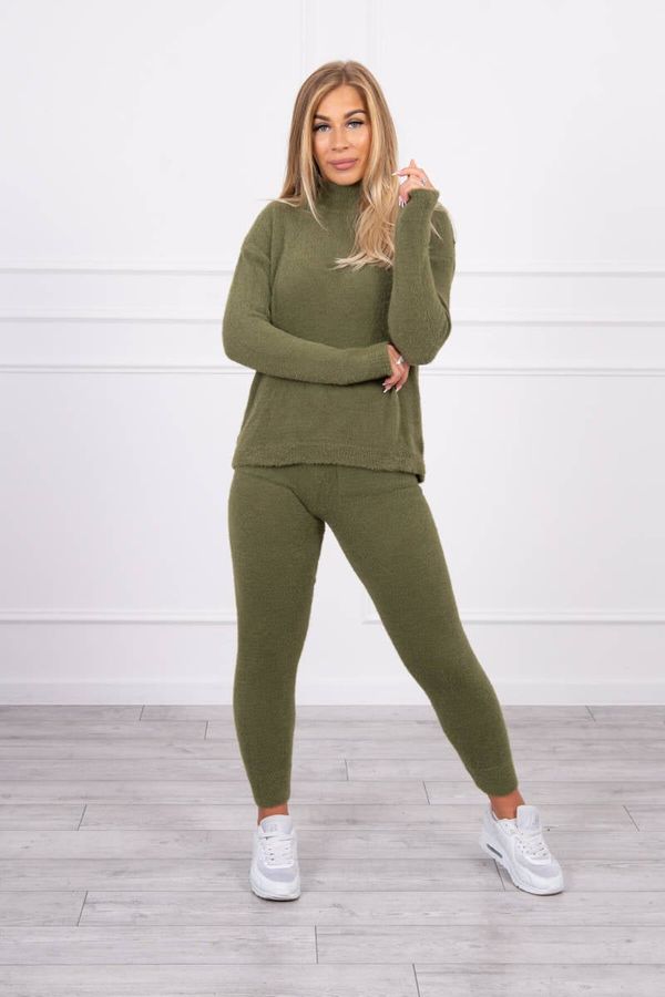 Kesi Two-piece khaki set of alpaca sweaters