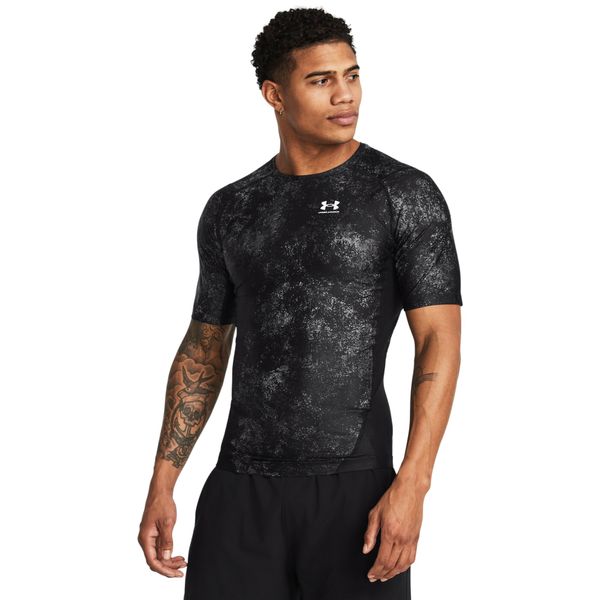 Under Armour UA HG IsoChill Prtd SS-BLK