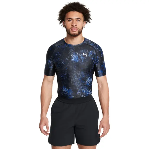 Under Armour UA HG IsoChill Prtd SS-BLU