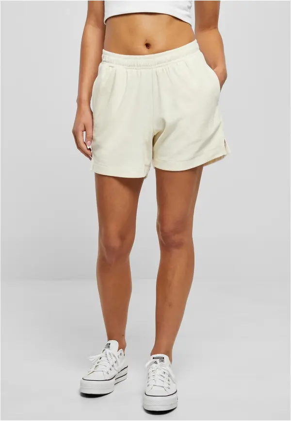 Urban Classics UC Ladies Solid Color Shorts - Cream