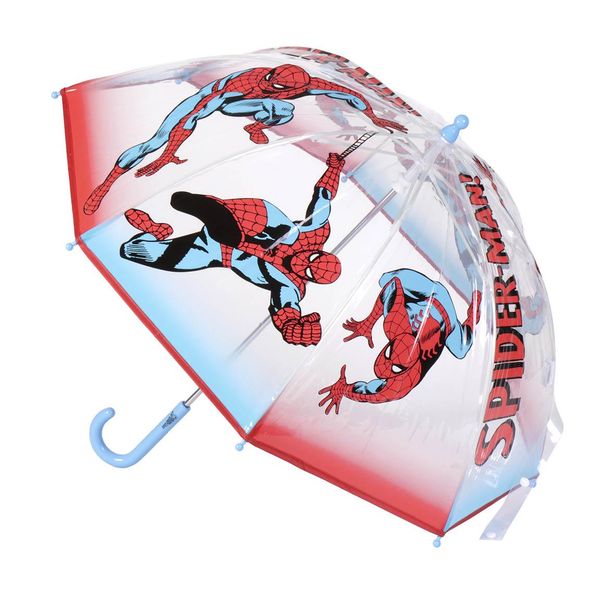 Spiderman UMBRELLA POE MANUAL BUBBLE SPIDERMAN