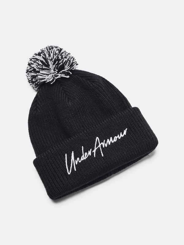 Under Armour Under Armour Beanie UA Halftime Pom-BLK - Girls