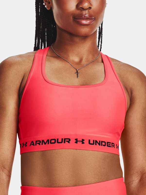 Under Armour Under Armour Bra Crossback Mid Bra-RED - Women