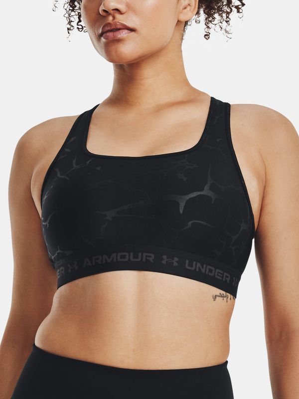 Under Armour Under Armour Bra UA Crossback Mid Emboss-BLK - Women