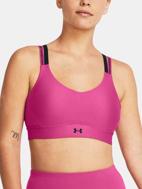 Under Armour Under Armour Bra UA Infinity Mid 2.0 Rib Bra-PNK - Women