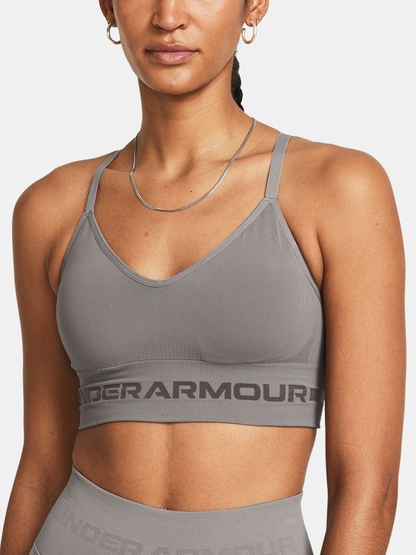 Under Armour Under Armour Bra UA Seamless Low Long Bra-GRY - Women