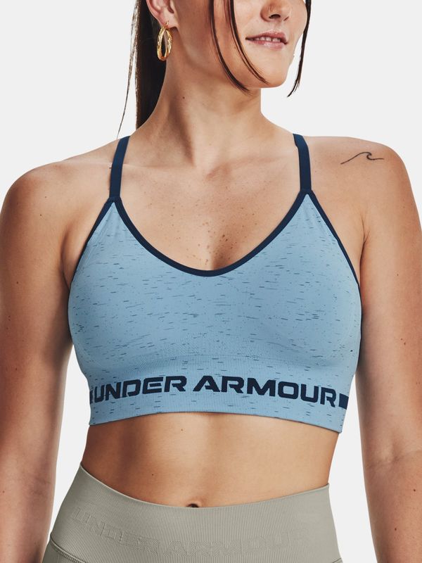 Under Armour Under Armour Bra UA Seamless Low Long Htr Bra-BLU - Women