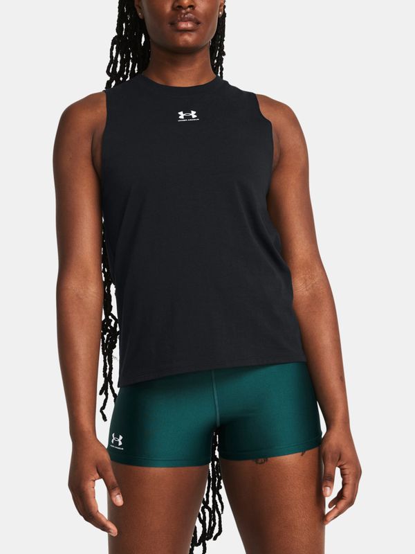 Under Armour Under Armour Campus Muscle Tank Black Tank Top