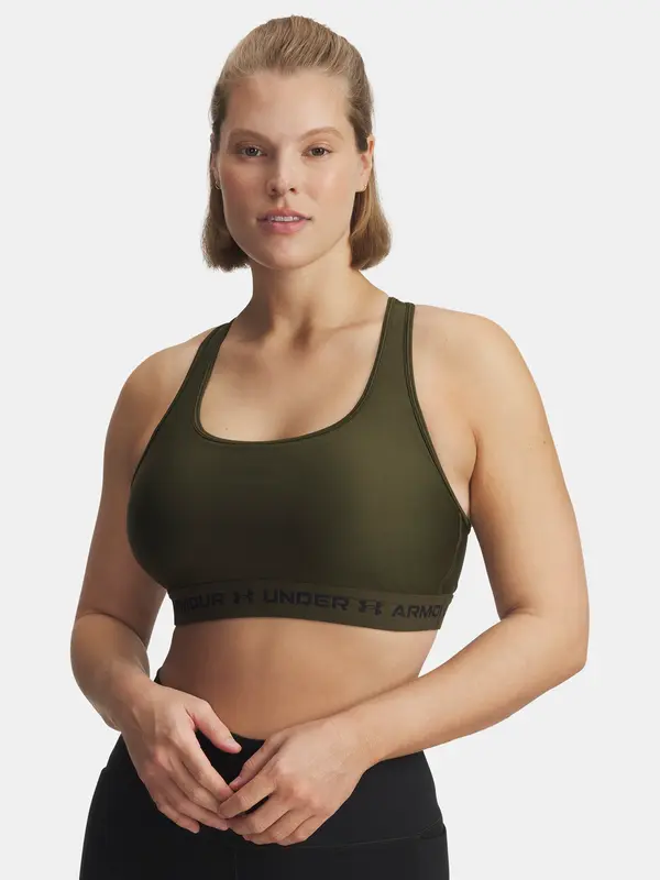 Under Armour Under Armour Crossback Mid Bra-GRN Women's Bra - Women's