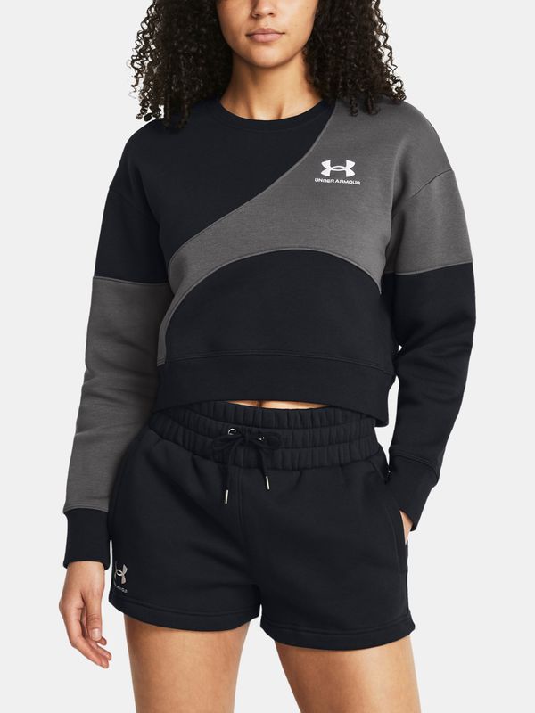 Under Armour Under Armour Essential Fleece Crop Crew-BLK Sweatshirt - Women