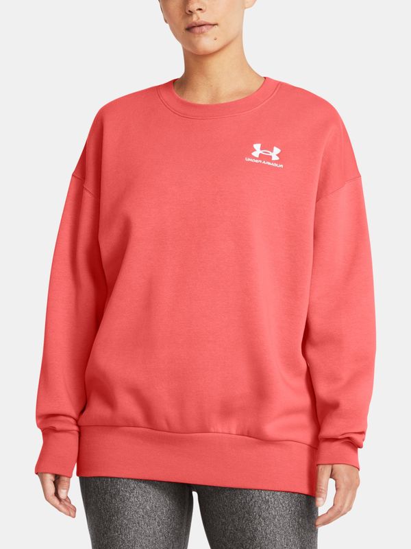 Under Armour Under Armour Essential Fleece OS Crew-PNK Sweatshirt - Women