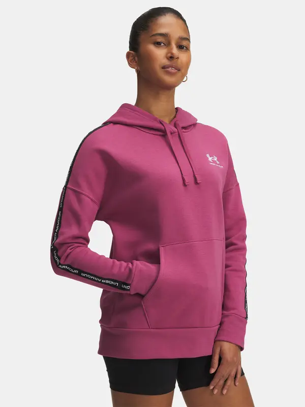 Under Armour Under Armour Icon Fleece Taped Women's Sweatshirt Hdy-RED - Women's