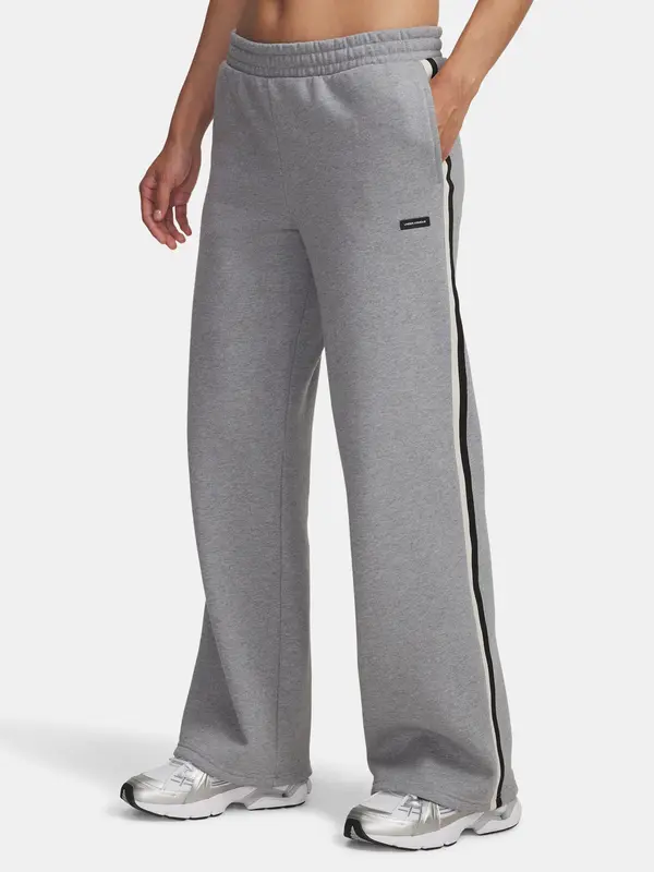 Under Armour Under Armour Icon HWT Flc Puddle Pant-GRY Women's Sports Trousers - Ladies