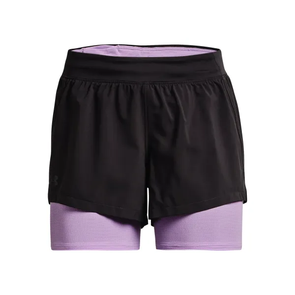 Under Armour Under Armour Iso-Chill Run 2N1 Short-GRY XS Women's Shorts