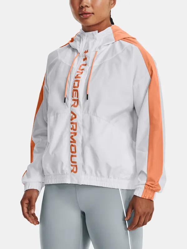 Under Armour Under Armour Jacket UA Rush Woven FZ Jacket-WHT - Women
