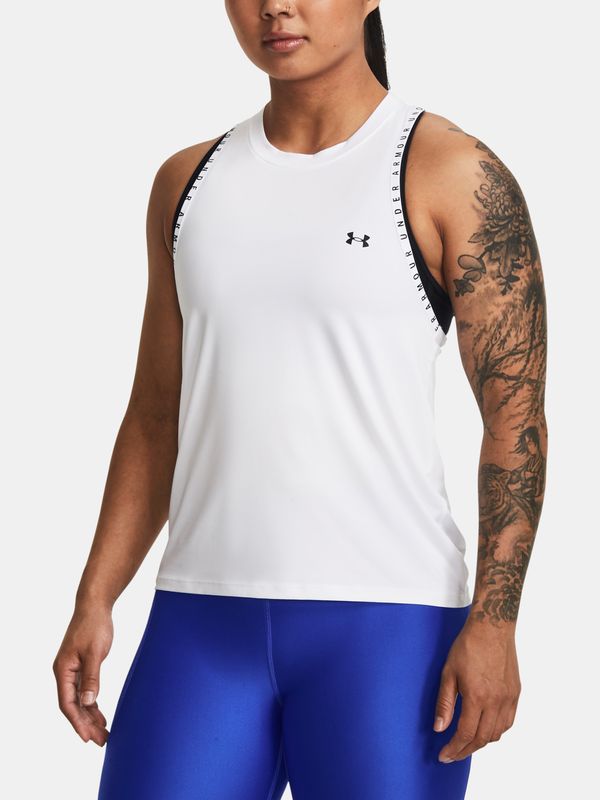 Under Armour Under Armour Knockout Novelty Tank White Men's Sports Tank Top