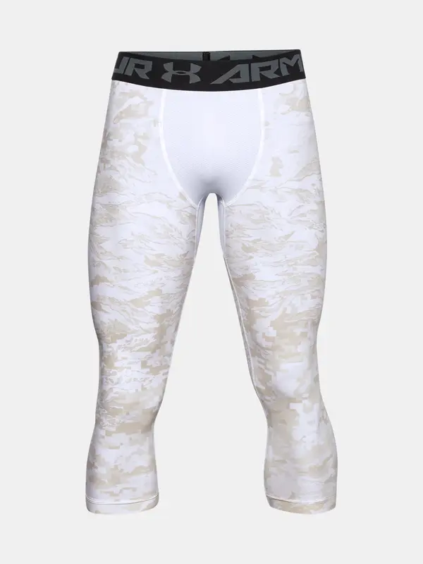 Under Armour Under Armour Leggings UA HG 3/4 Print Leggings-WHT - Mens