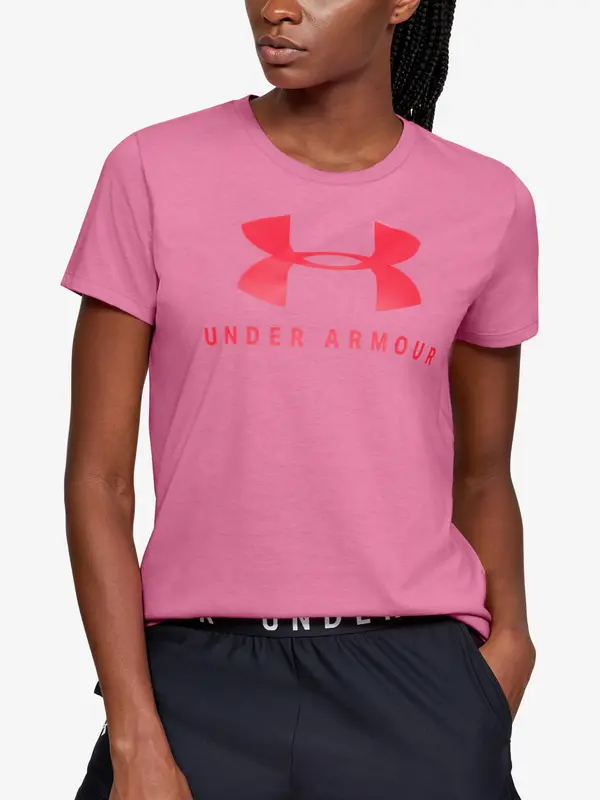 Under Armour Under Armour majica GRAPHIC SPORTSTYLE CLASSIC CREW - ROZA