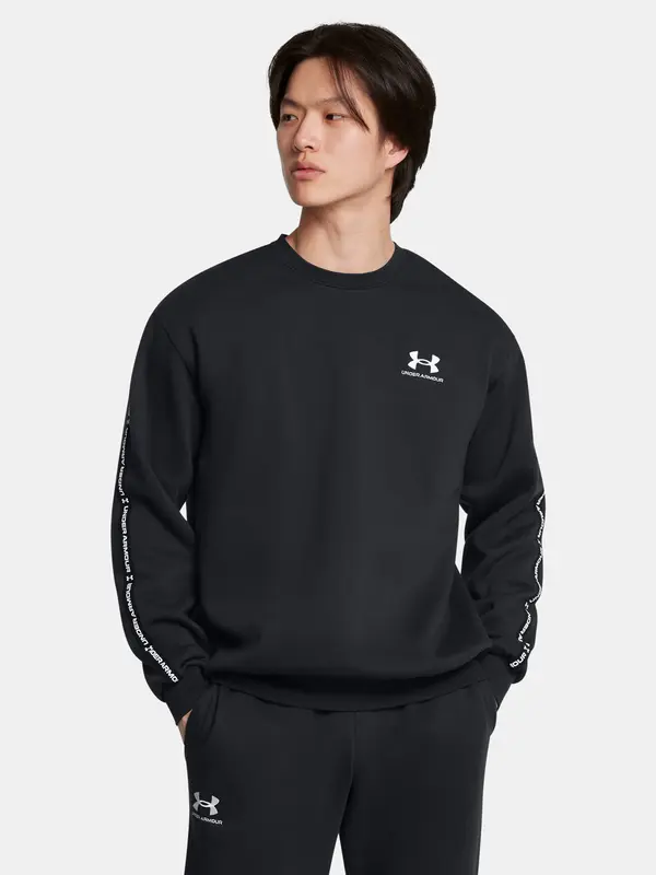 Under Armour Under Armour Men's Sweatshirt UA Icon Fleece Crew Taping - Men's
