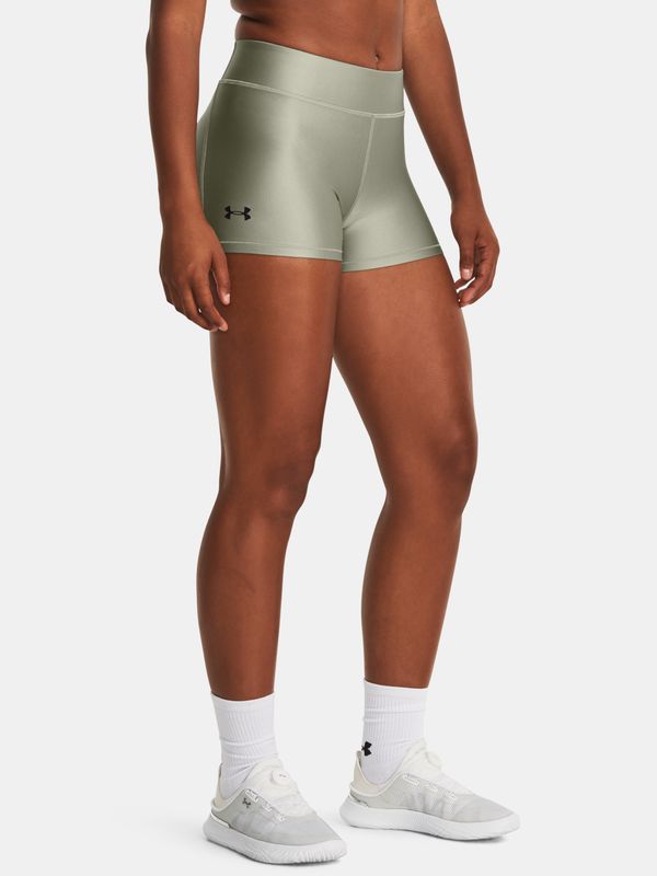 Under Armour Under Armour Mid Rise Women's Light Green Sports Shorts