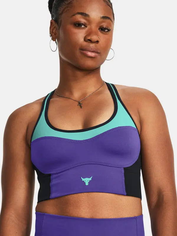 Under Armour Under Armour Pjt Rck Lets Go LL Infty Bra Purple Sports Bra