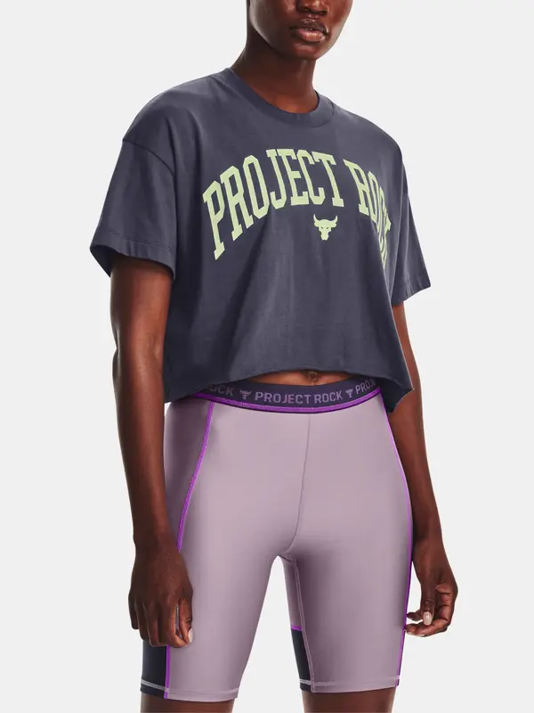 Under Armour Under Armour Pjt Rck SS Crop majica s kratkimi rokavi siva