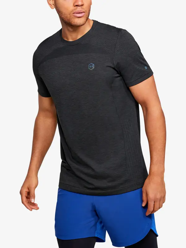 Under Armour Under Armour Rush HG Seamless Fitted SS-BLK T-Shirt - Mens