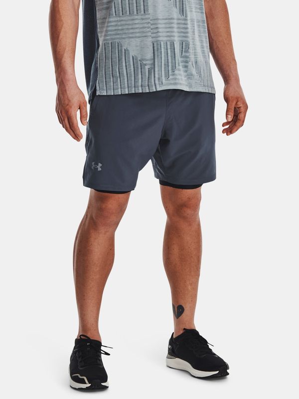 Under Armour Under Armour Shorts LAUNCH ELITE 2in1 7'' SHORT-GRY - Men