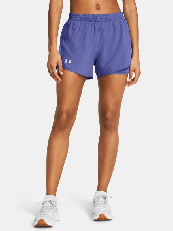 Under Armour Under Armour Shorts UA Fly By 2-in-1 Shorts-PPL - Women