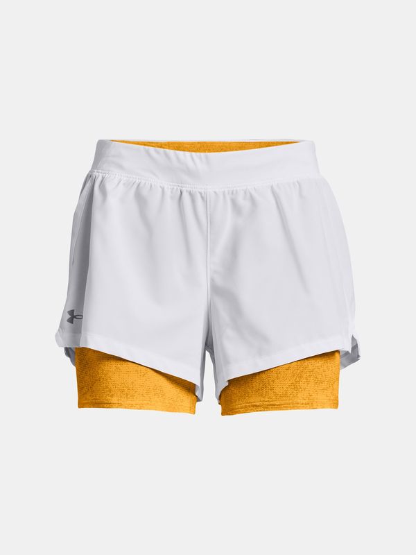 Under Armour Under Armour Shorts UA Iso-Chill Run 2N1 Short-WHT - Women