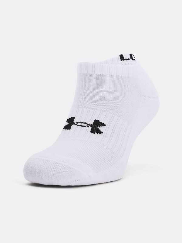 Under Armour Under Armour Socks Core No Show 3Pk-WHT - unisex