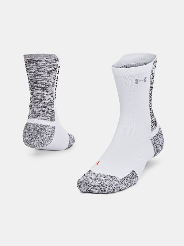 Under Armour Under Armour Socks UA AD Run Cushion 1pk Mid-WHT - Unisex