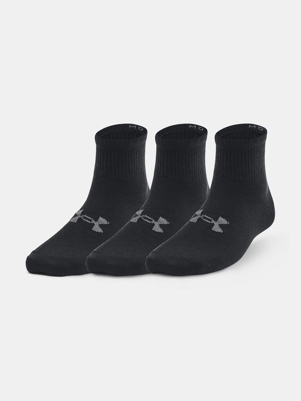 Under Armour Under Armour Socks UA Essential 3pk Qtr Yth-BLK - unisex