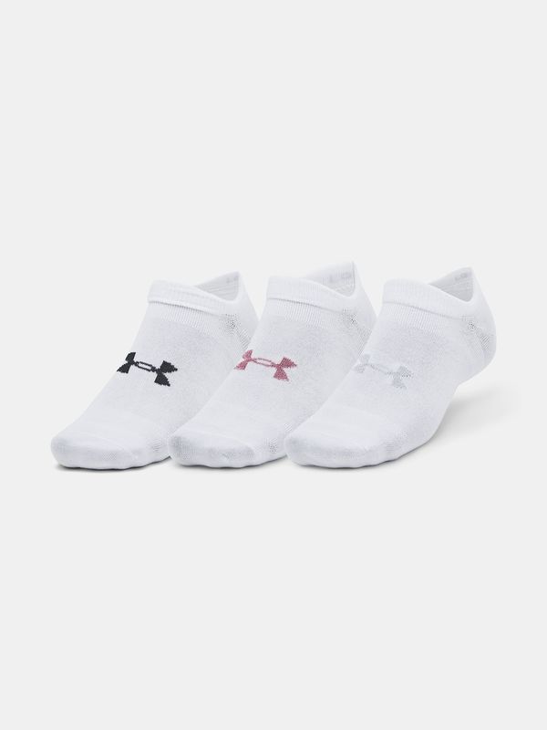 Under Armour Under Armour Socks UA Essential No Show 3pk-WHT - unisex