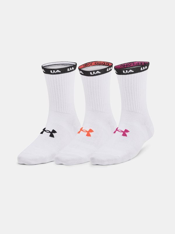 Under Armour Under Armour Socks UA Essential Nv Mid Crew 3PK-WHT - Women