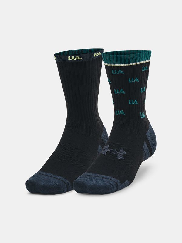 Under Armour Under Armour Socks UA Perf Cotton Nov 2pk Mid-BLK - unisex