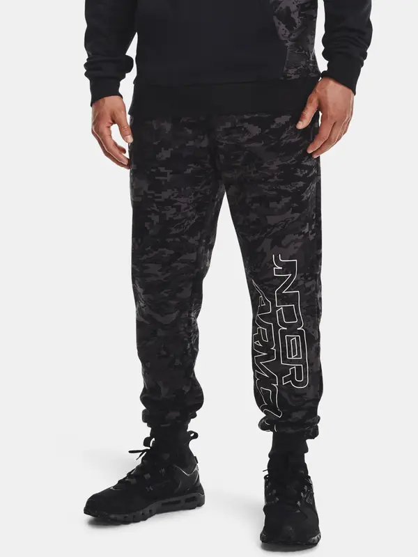 Under Armour Under Armour Sweatpants RIVAL FLC CAMO SCRIPT JGR-BLK - Mens
