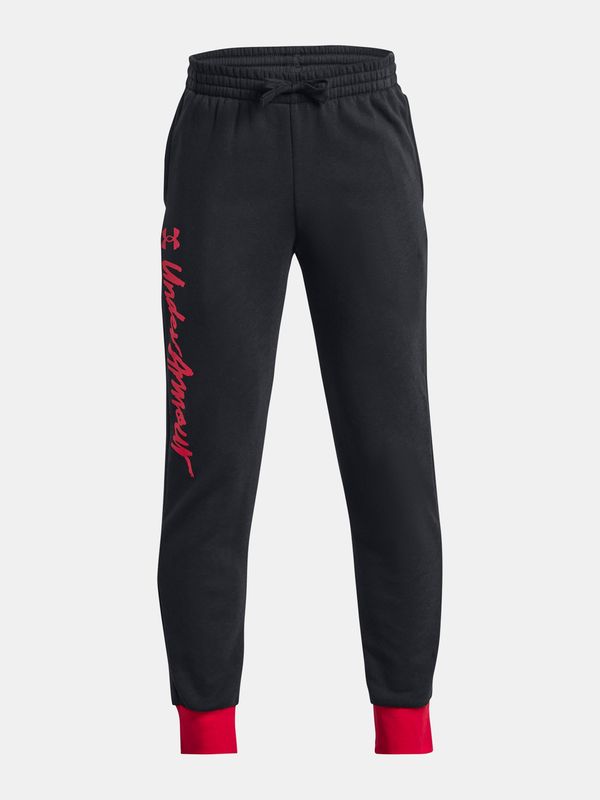 Under Armour Under Armour Sweatpants UA Rival Fleece Script Jgrs-BLK - Boys