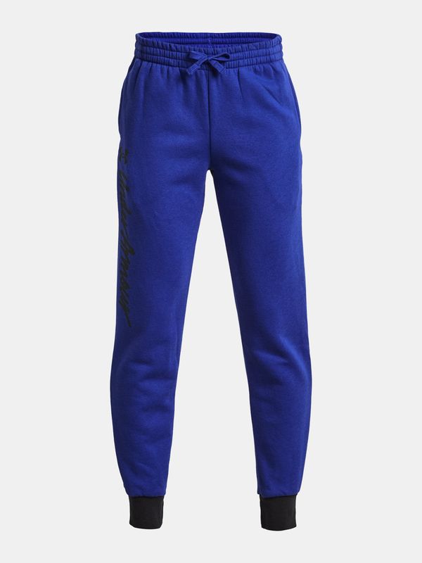 Under Armour Under Armour Sweatpants UA Rival Fleece Script Jgrs-BLU - Boys