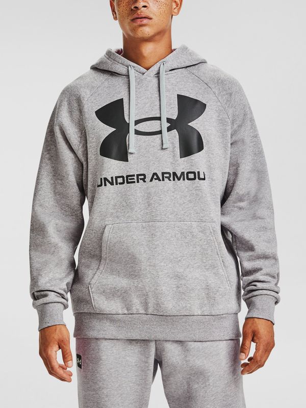 Under Armour Under Armour Sweatshirt Rival Fleece Big Logo HD-GRY - Men