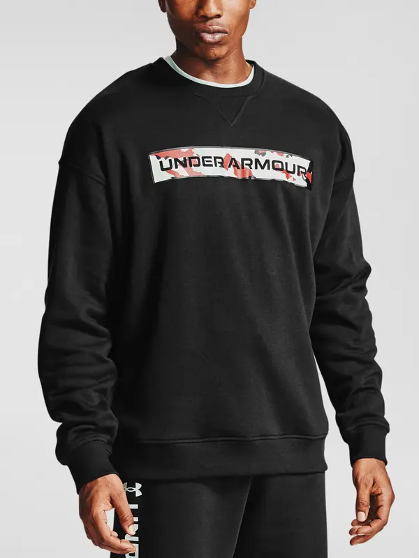 Under Armour Under Armour Sweatshirt Rival Fleece Camo WM Crew-BLK - Mens